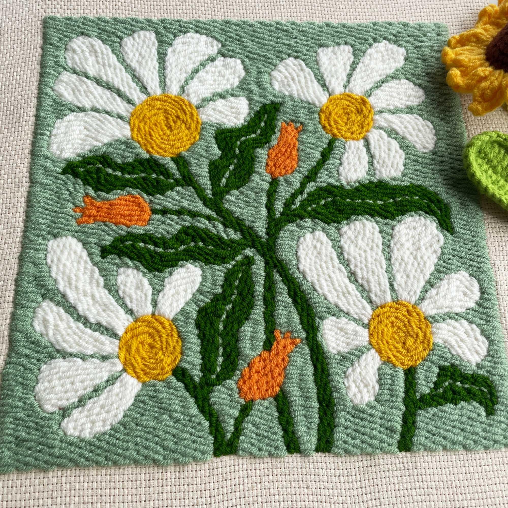 Amazon.co.jp: Myfelicity パンチングニードルキット、花柄、子供