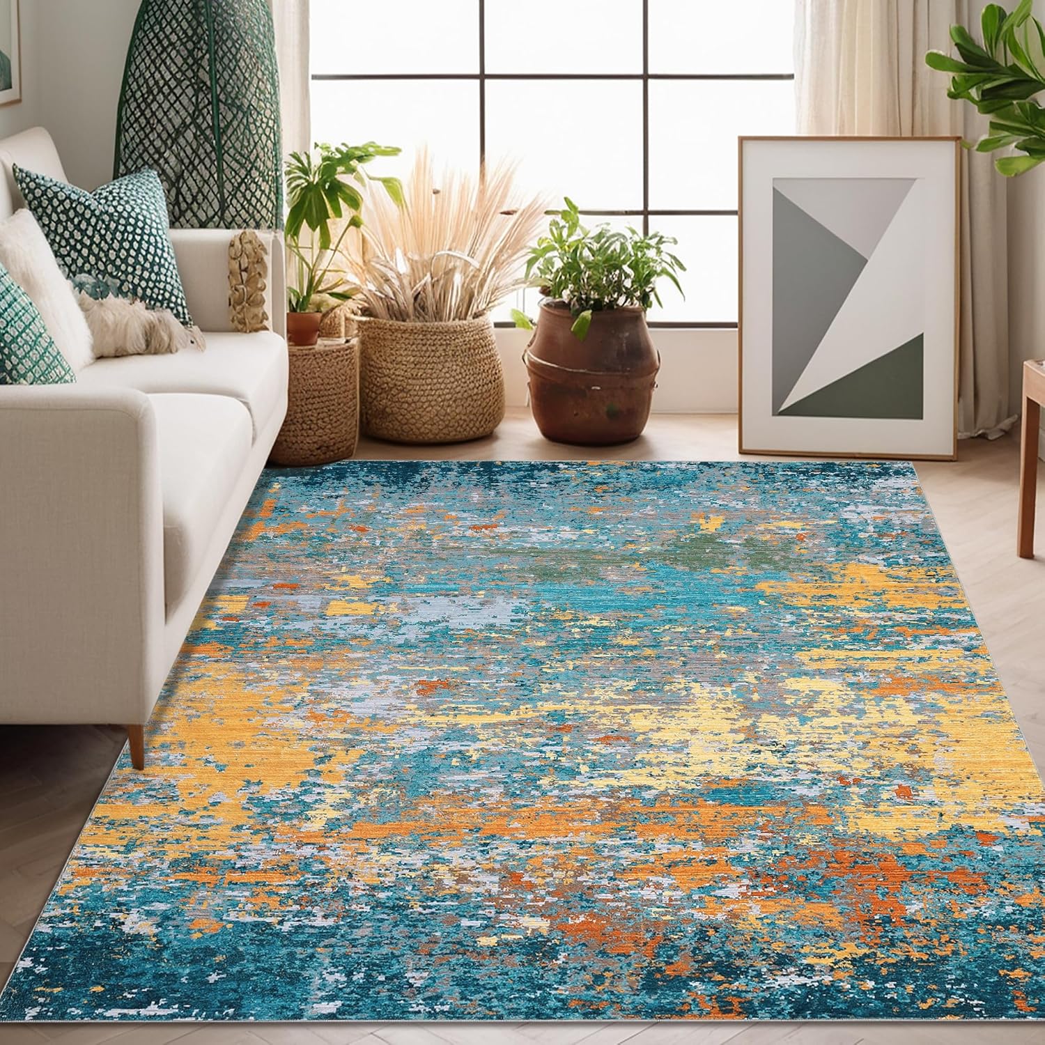 GarveeHome Large Area Rug 9x12 Living Room Rugs Modern