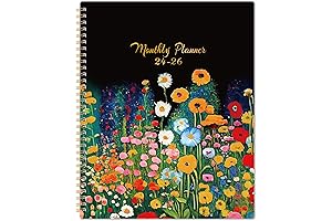 2024-2026 Monthly Planner: Your All-Inclusive Planner