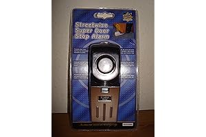 Streetwise Security Products Streetwise Door Stop Alarm With 120-db Siren For Your...