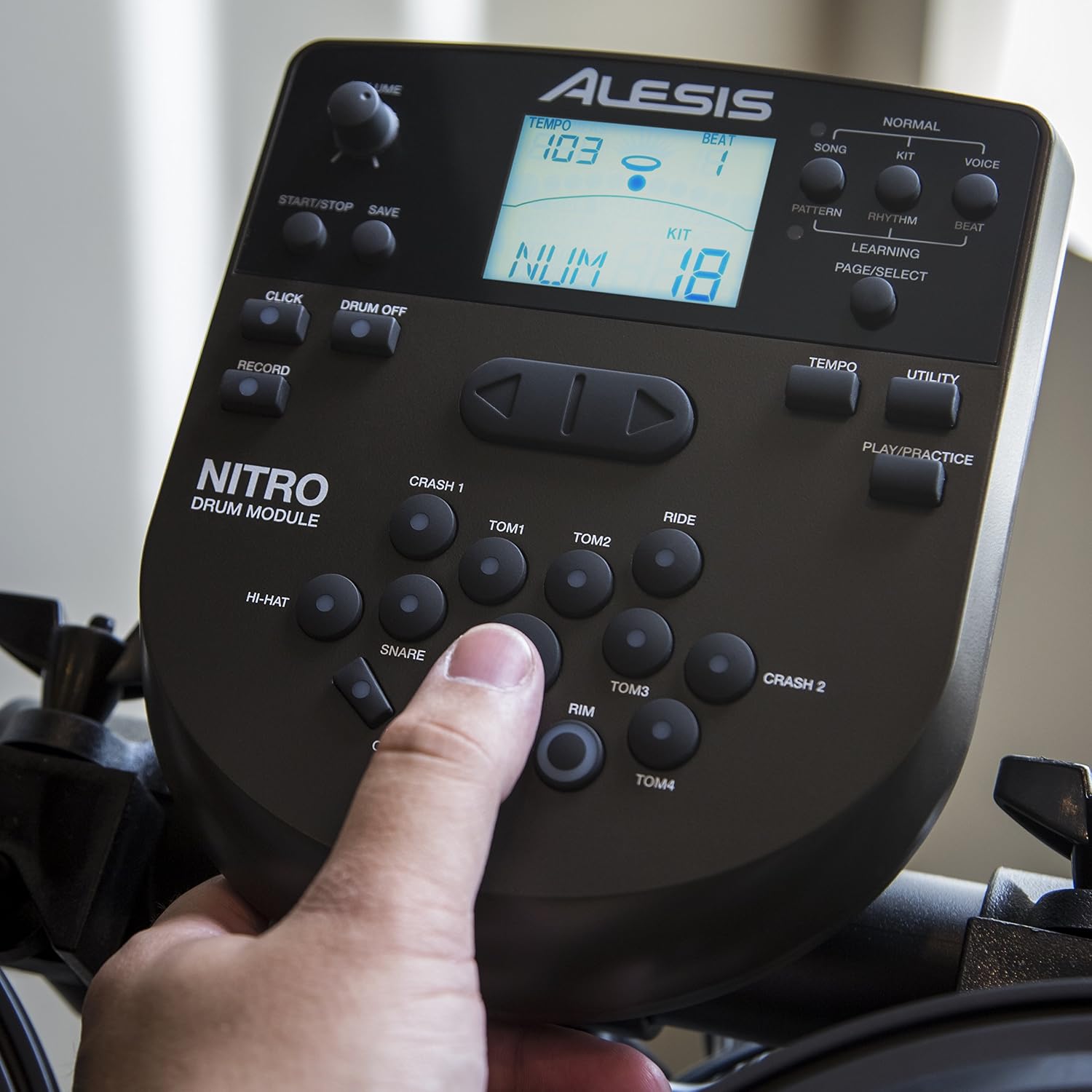 Alesis Nitro Kit | Electronic Drum Set with 8" Snare, 8" Toms, and 10" Cymbals
