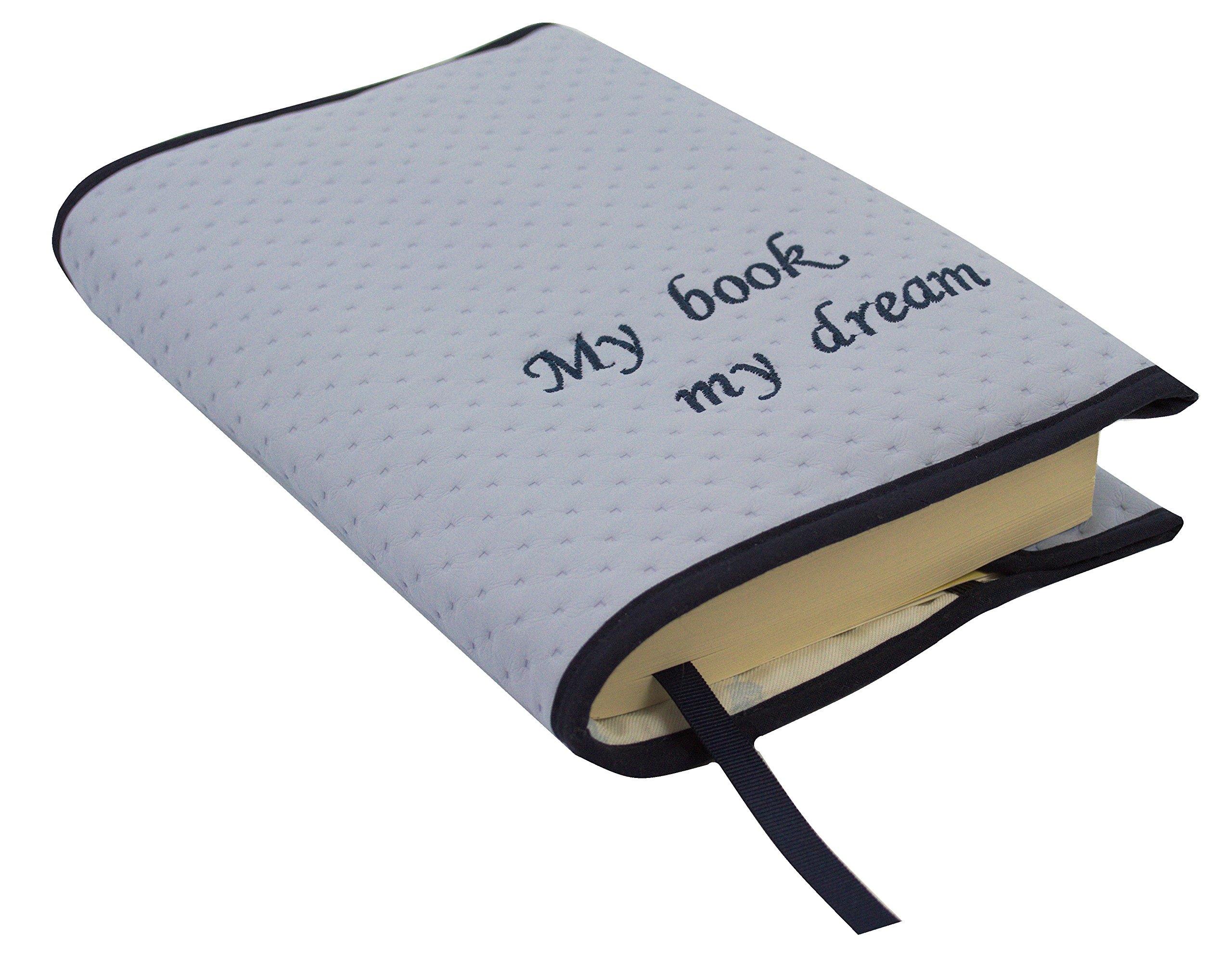 Adjustable Book Sleeve, Book Buddy, Book Cover or Calendar and Diaries’ Cover. Several Models and Colours Available. (My Dream)