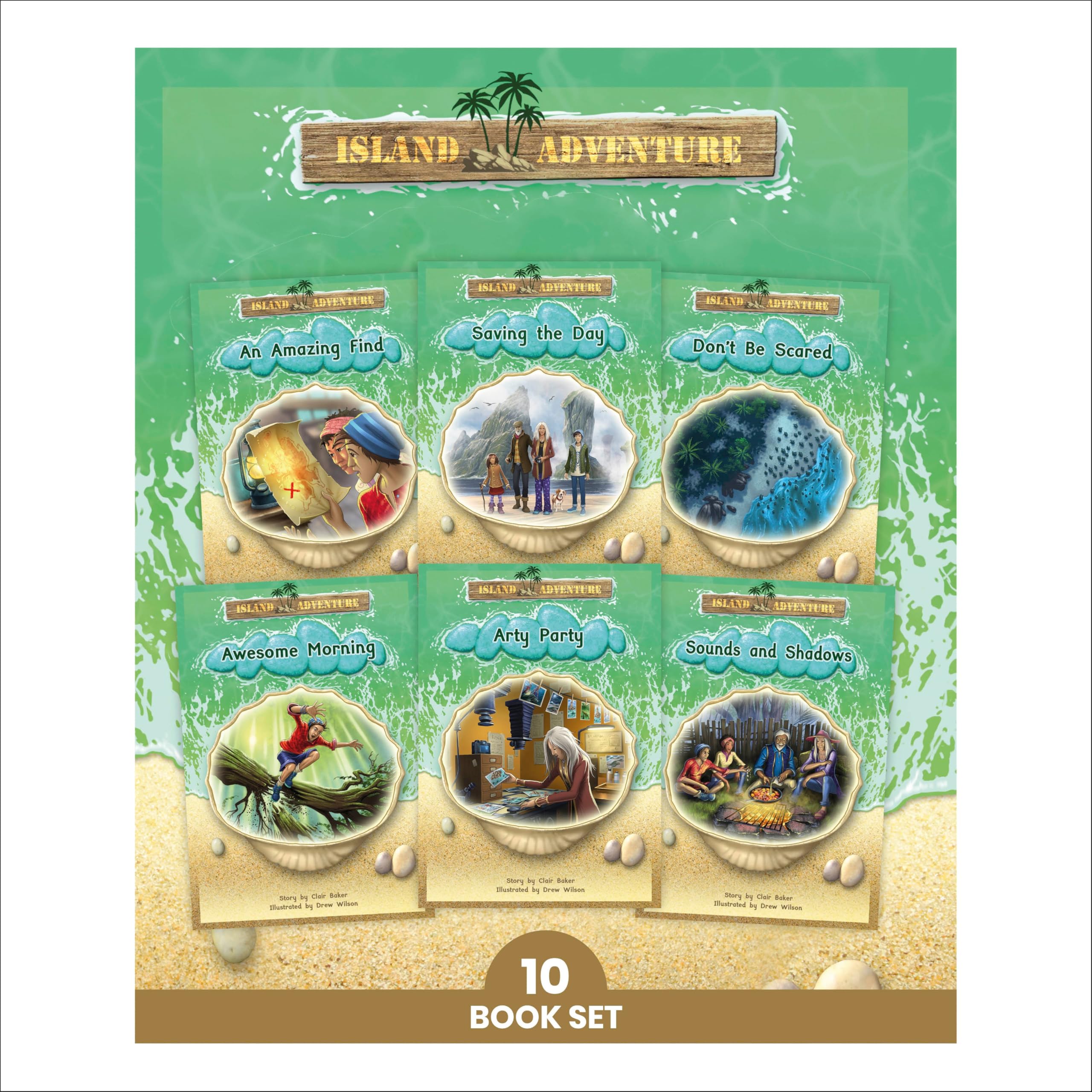 Phonic Books Island Adventure: Decodable Books for Older Readers (Alternative Vowel Spellings) (Phonic Books Catch-Up Decodable Readers)