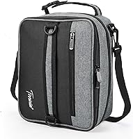 Vista 11 de Tirrinia Lonchera aislante expandible para hombres y mujeres, lonchera reutilizable a prueba de fugas para niños y adultos con correa