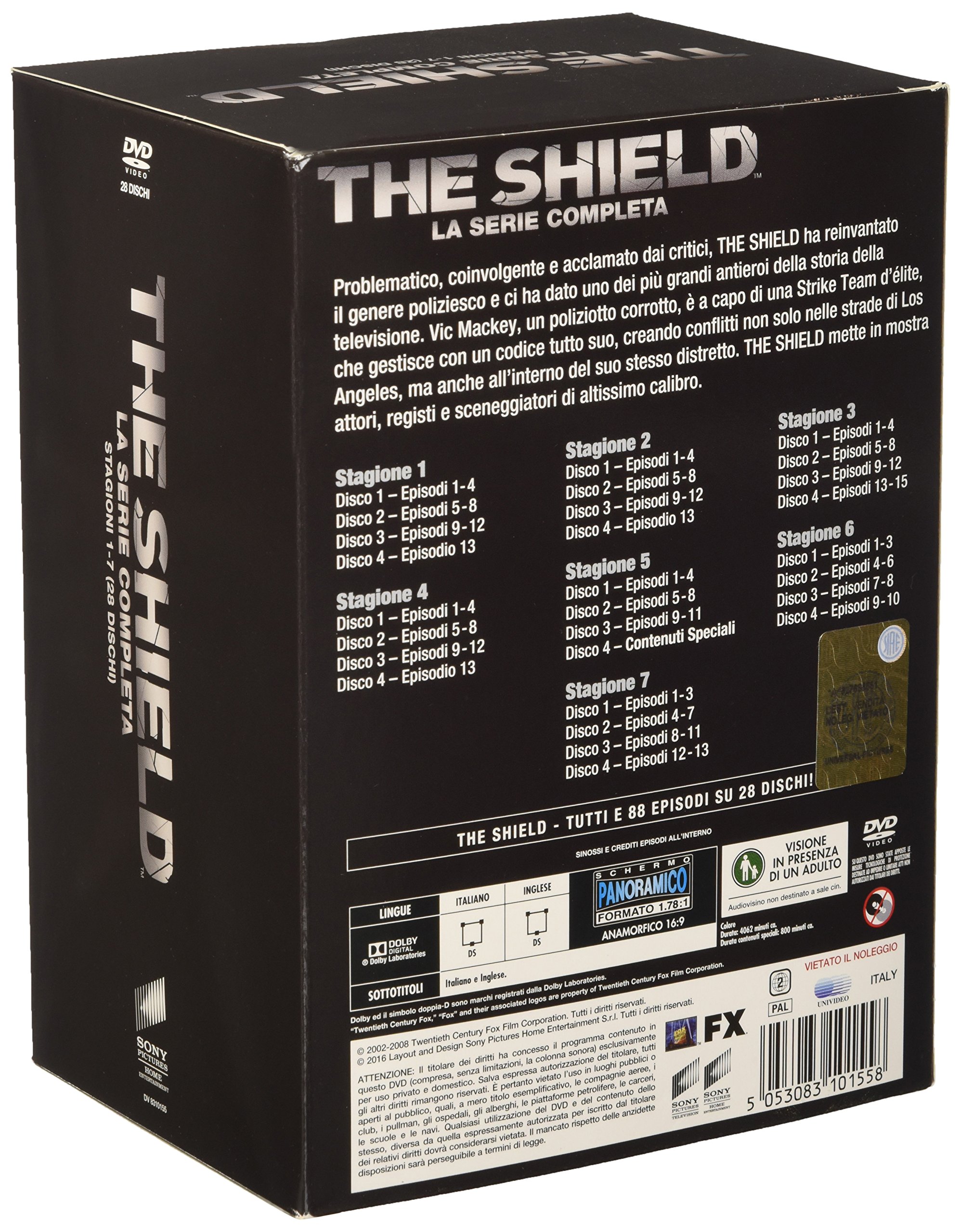 Box-The Shield Completa Stg.1-7