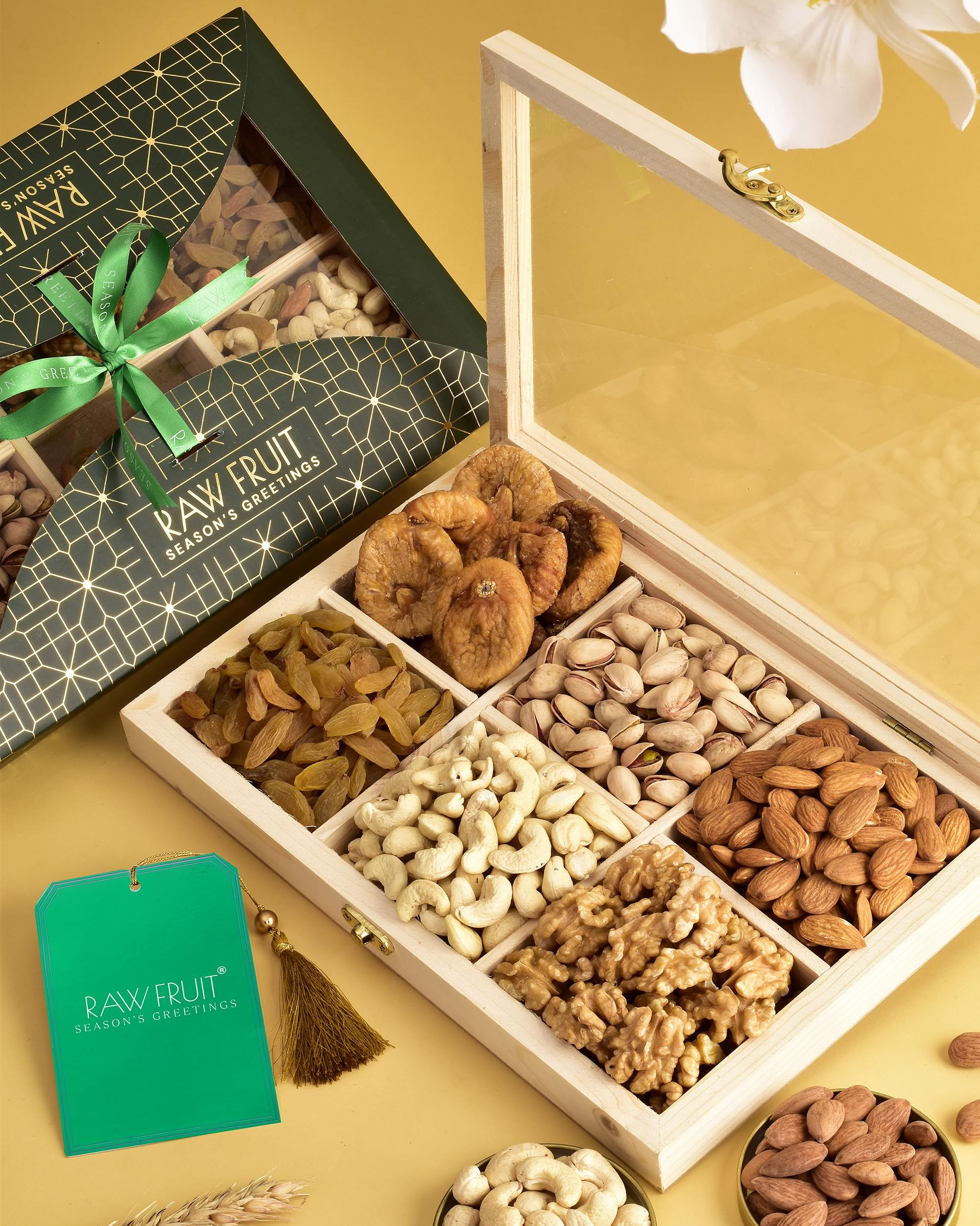 Hyperfoods® Rakhi For Brother Rakhi Gift Set For Brother Rakhi Gift Hamper Dry Fruits Combo Pack Cashew Almond Walnut Dryfruits Gift Box Rakhi With Dryfruits (B0B66YTCFW) Amazon Price History, Amazon Price Tracker