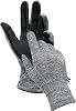 HEAD womens running gloves in grey-touchscreen SENSATEC Small-Heather Grey