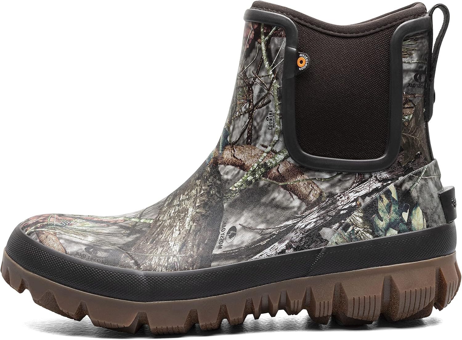 Bogs Mens Arcata Chelsea Boot, Camo Print - Green, Size 11