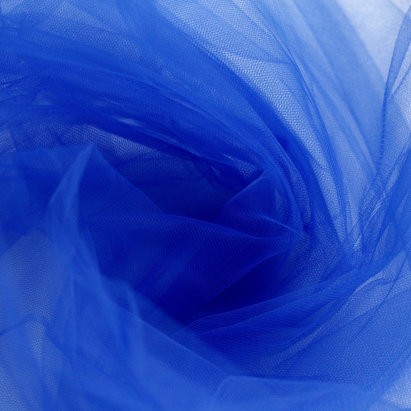 Royal Blue Fine Tulle Fabric 300cm Wide - Sold by The metre - net Suitable for Prom, Underskirt, Veil, Pleating & Ruching
