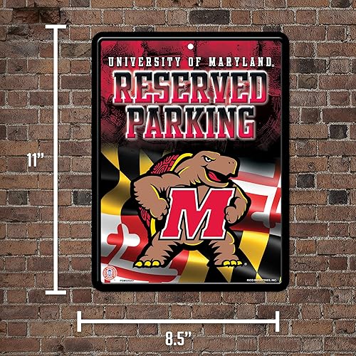 Miniatura 485 de Letrero de metal NCAA de 8.5 x 11 pulgadas, ideal para cueva de hombre, dormitorio, oficina, decoración del hogar Primario