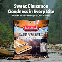 Vista 19 de Bridgford Tostada francesa rellena – Snack de desayuno estable – Paquete de 3 – Alimento nutritivo de supervivencia para camping, suministro