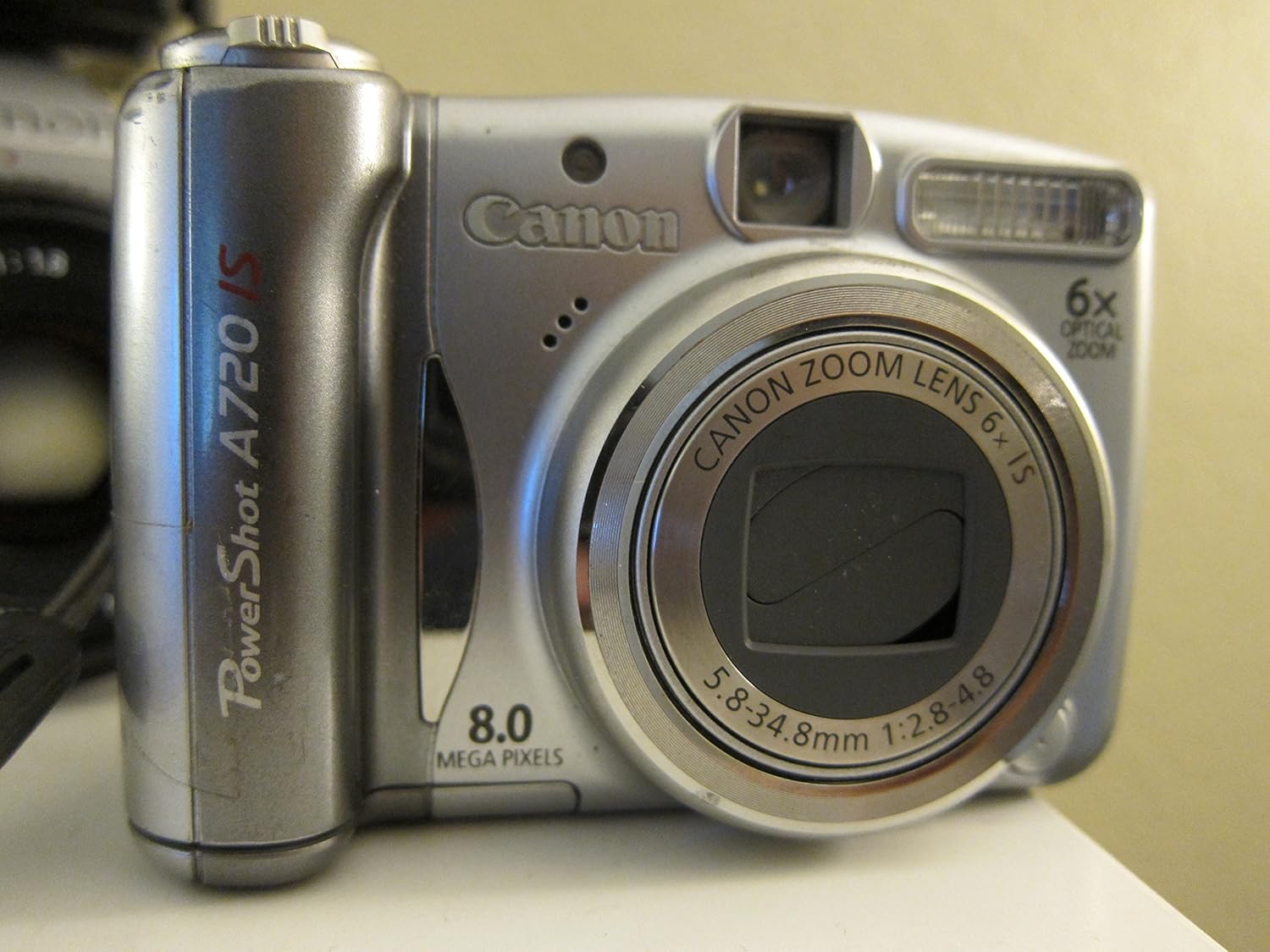 Amazon.com: Canon PowerShot A720IS - Cámara digital de 8 MP con zoom ...