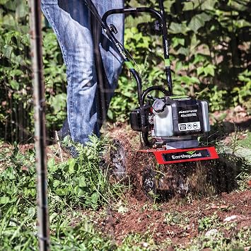Earthquake MC43 Cultivator, 43cc 2-Cycle Viper Engine, 6-10 Adjustable Width, 8 Max Depth, Overhand Handlebars, Lightweight, U.S. Based Customer Service