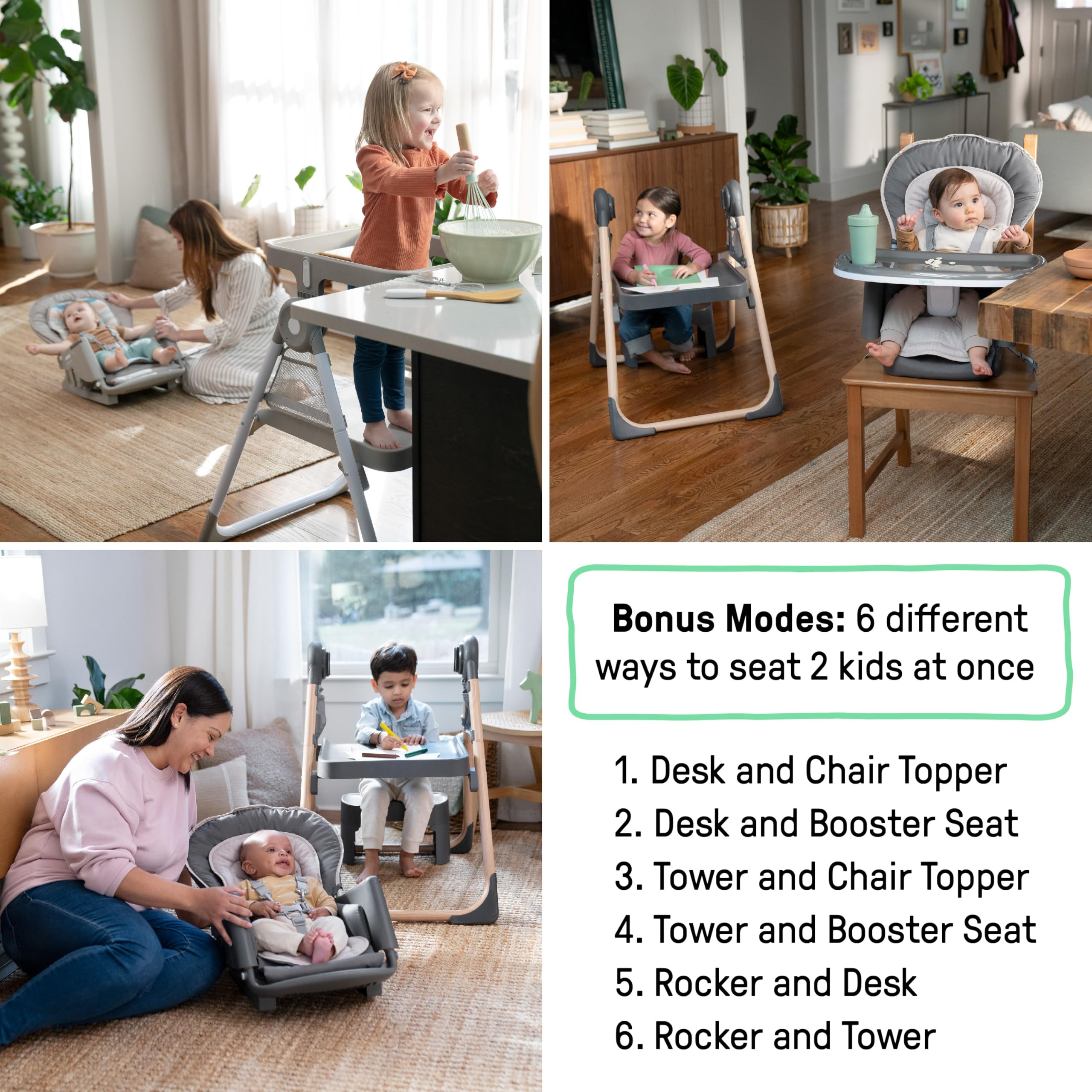 Ingenuity Periquera para Bebé Plegable 0 a 36 Meses