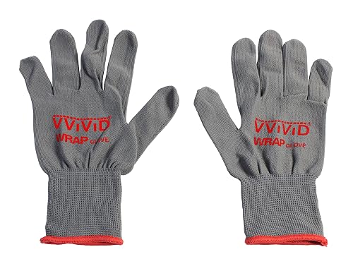 VViViD Grey Professional Vinyl Wrap Anti-Static Applicator Glove Pair (2