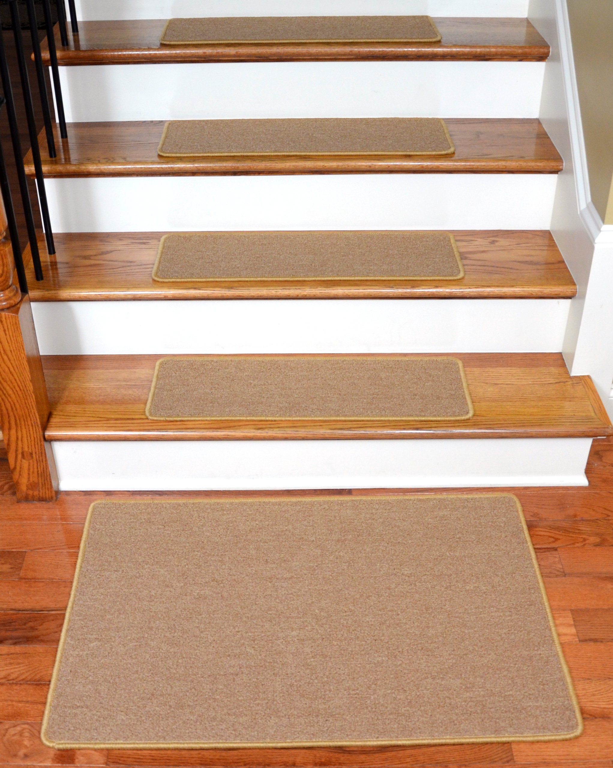 Buy Dean Serged DIY Carpet Stair Treads 27" x 9" Golden Camel Set