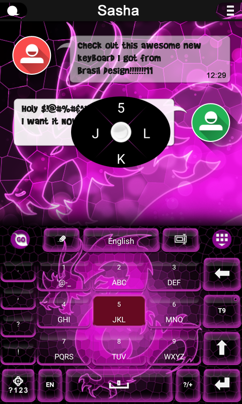 Aplicación Power Dragons keyboard en Amazon Appstore