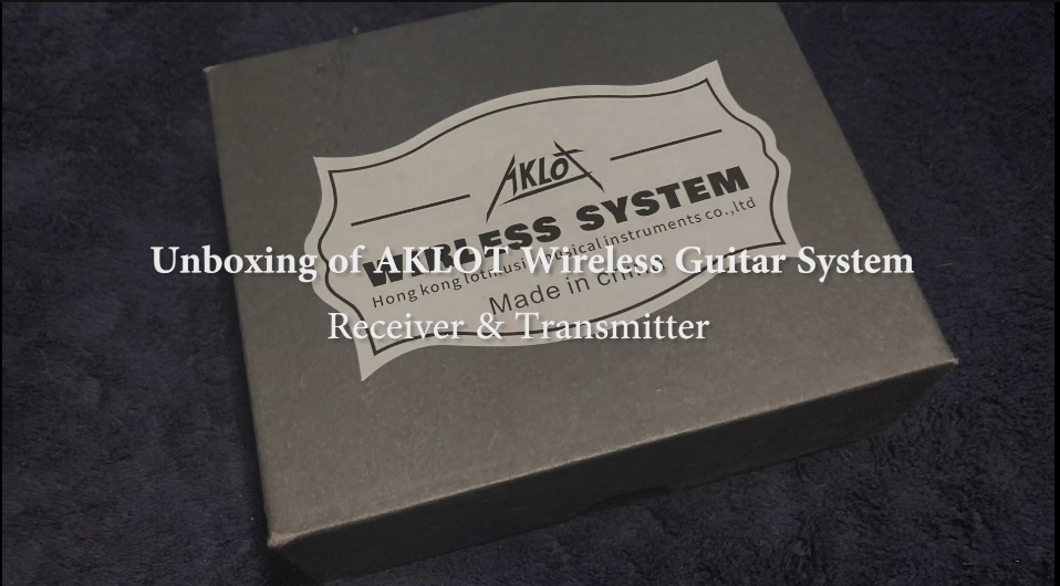 Watch Unboxing of Aklot Wireless Guitar System on Amazon Live