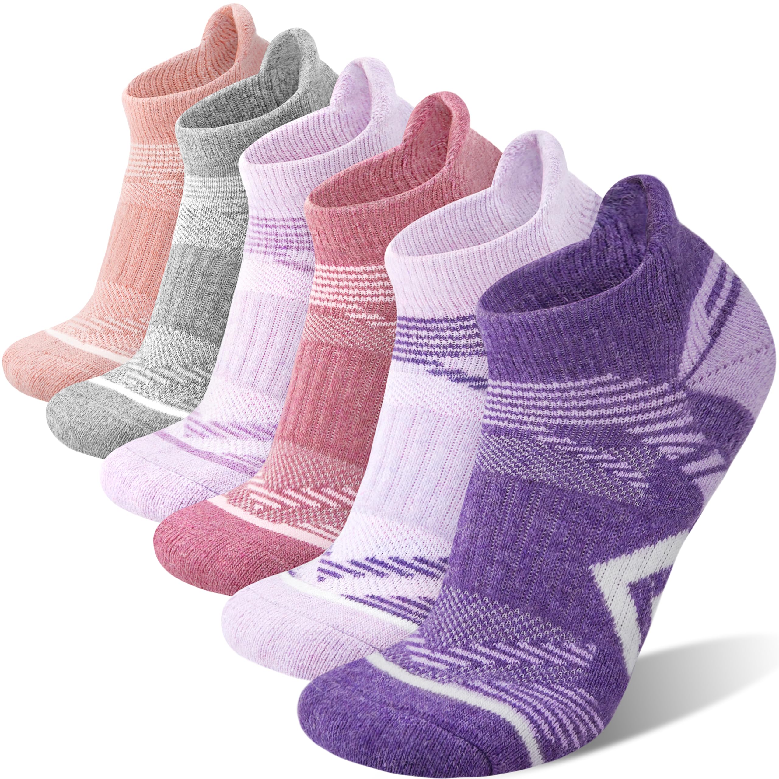 ANTSANG Merino Wool Ankle Hiking Running Socks for Women Men