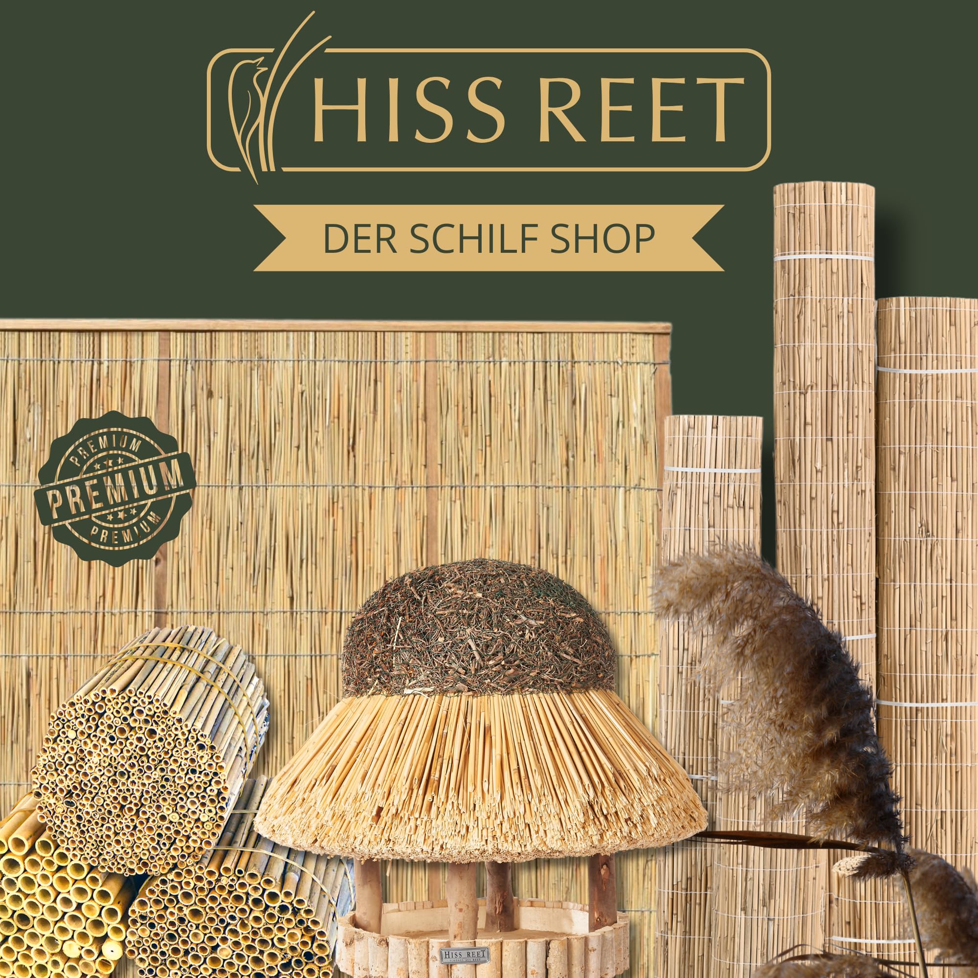Baumrinde Sichtschutz, Rindenmatte I Perfekter Windschutz & Sichtschutz für Balkon, Zaun & Garten I verschiedene Größen (180 x 300 cm)