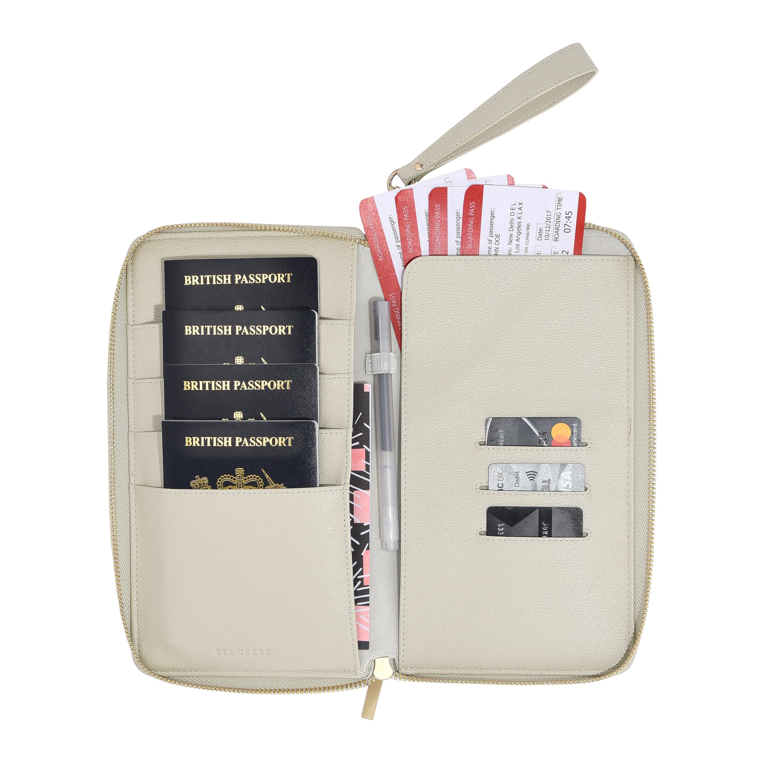Stackers Oatmeal & Linen Family Passport Holder-image-20
