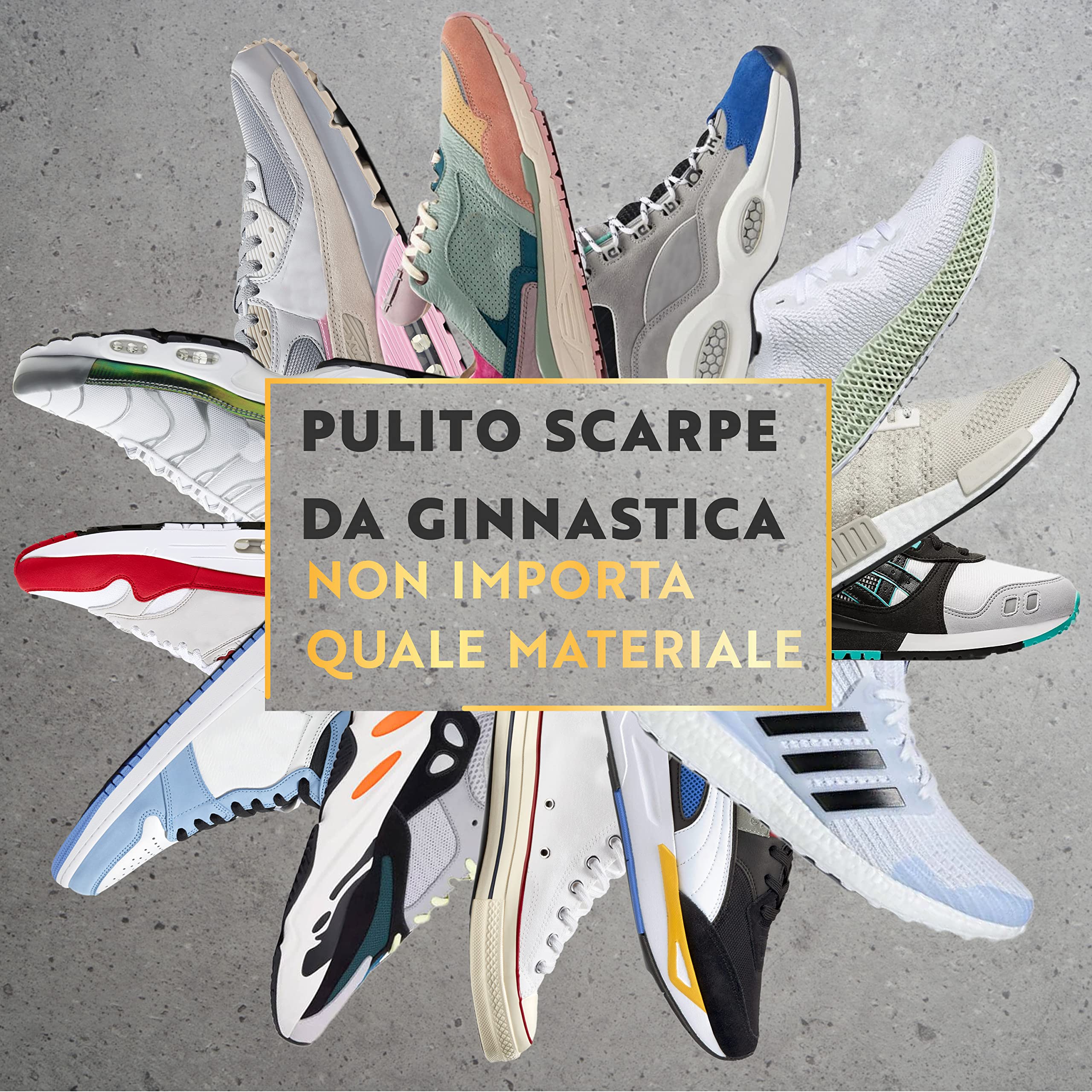 Canzt Kit Pulizia Scarpe Black Box – Kit pulizia sneakers premium con detergente scarpe, salviette, deodorante, spazzole e panno in microfibra per pelle, camoscio, nubuck e tessuto
