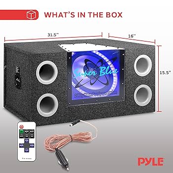 ND12A ペア Amazon.co.jp: Pyramid 12インチ 1200W カーオーディオサブ
