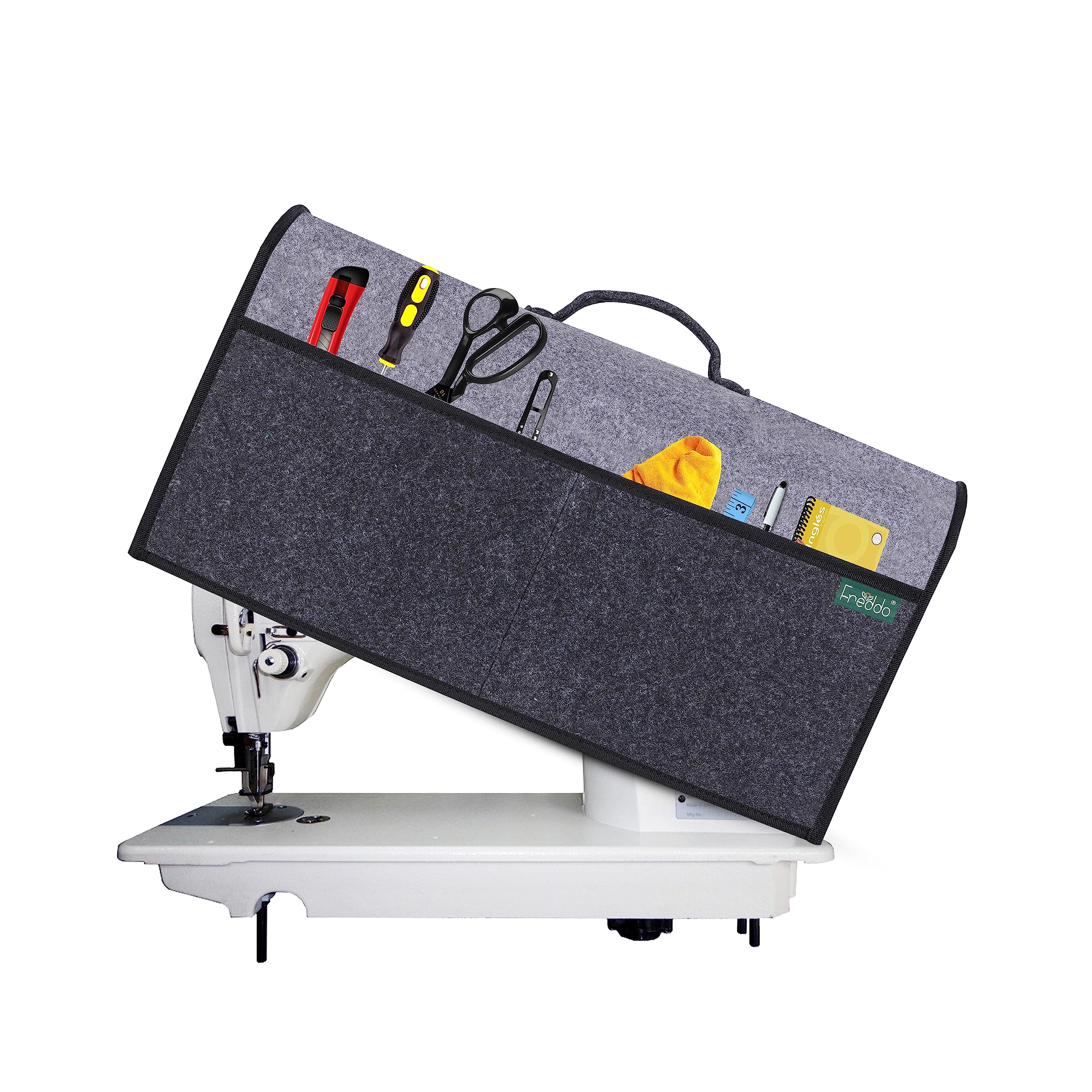 See full amazon price history chart for FREDDO Sewing Machine Cover with Storage Pockets, Tailoring Stitching Silai Machine Compatible with Most Standard Singer Juki Jack Usha Brother (Grey Black Color) 20x11x10 Inch, Fiber FREDDO Sewing Machine Cover with Storage Pockets, Tailoring Stitching Silai Machine Compatible with Most Standard Singer Juki Jack Usha Brother (Grey Black Color) 20x11x10 Inch, Fiber (B0BPQTSTBW) Amazon Price History, Amazon Price Tracker