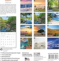 Vista 17 de RED EMBER Astronomy 2026 Wall Calendar 12 Month 12" x 24" Open Thick & Sturdy Paper Giftable Calendar 2026