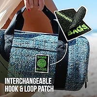 Vista 9 de DIME BAGS Estuche con cierre y sellado de olores, cápsula protectora de viaje para vidrio y equipo, forrada de carbono para protección contra