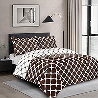 Vista 17 de Elegant Comfort Juego de funda de edredón de lujo de 3 piezas, colección de hotel de microfibra de alta calidad de hotel de 1500 hilos, funda