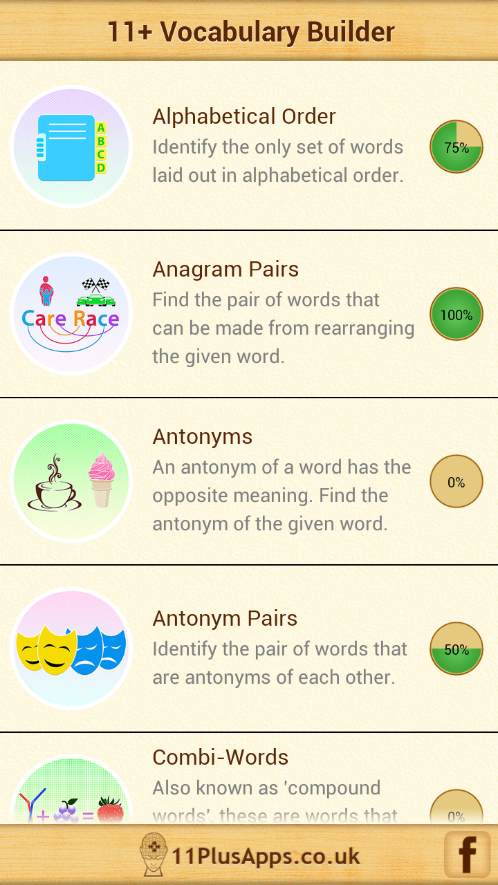 11+ Vocabulary Builder - App on the Amazon Appstore