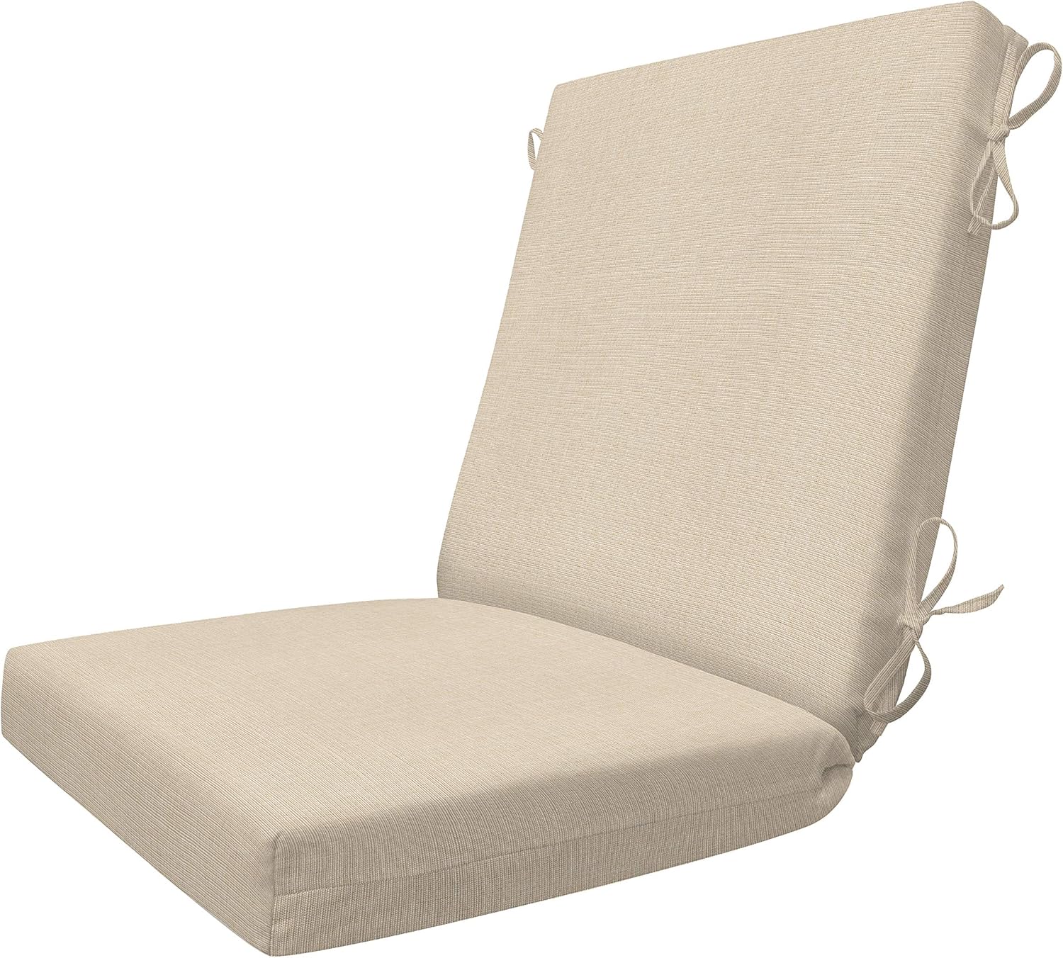 Buy Honeycomb Indoor Outdoor Textured Solid Almond Highback Dining Chair Cushion Recycled Polyester Fill Buy Honeycomb Indoor Outdoor Textured Solid Almond Highback Dining Chair Cushion Recycled Polyester Fill