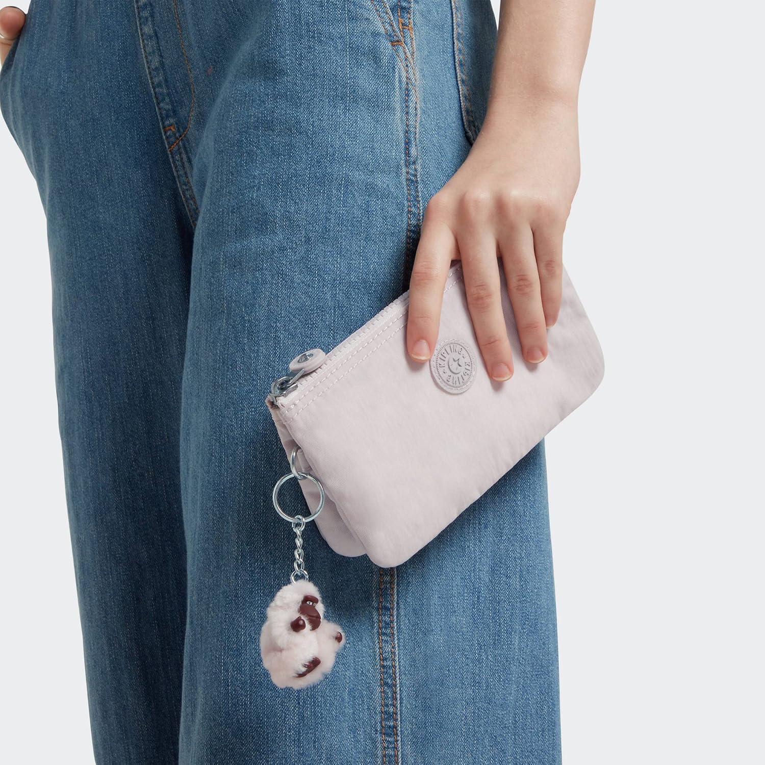 Kipling Women's Creativity Large Pouch, Versatile Cosmetics Kit, Lightweight Nylon Travel Organizer