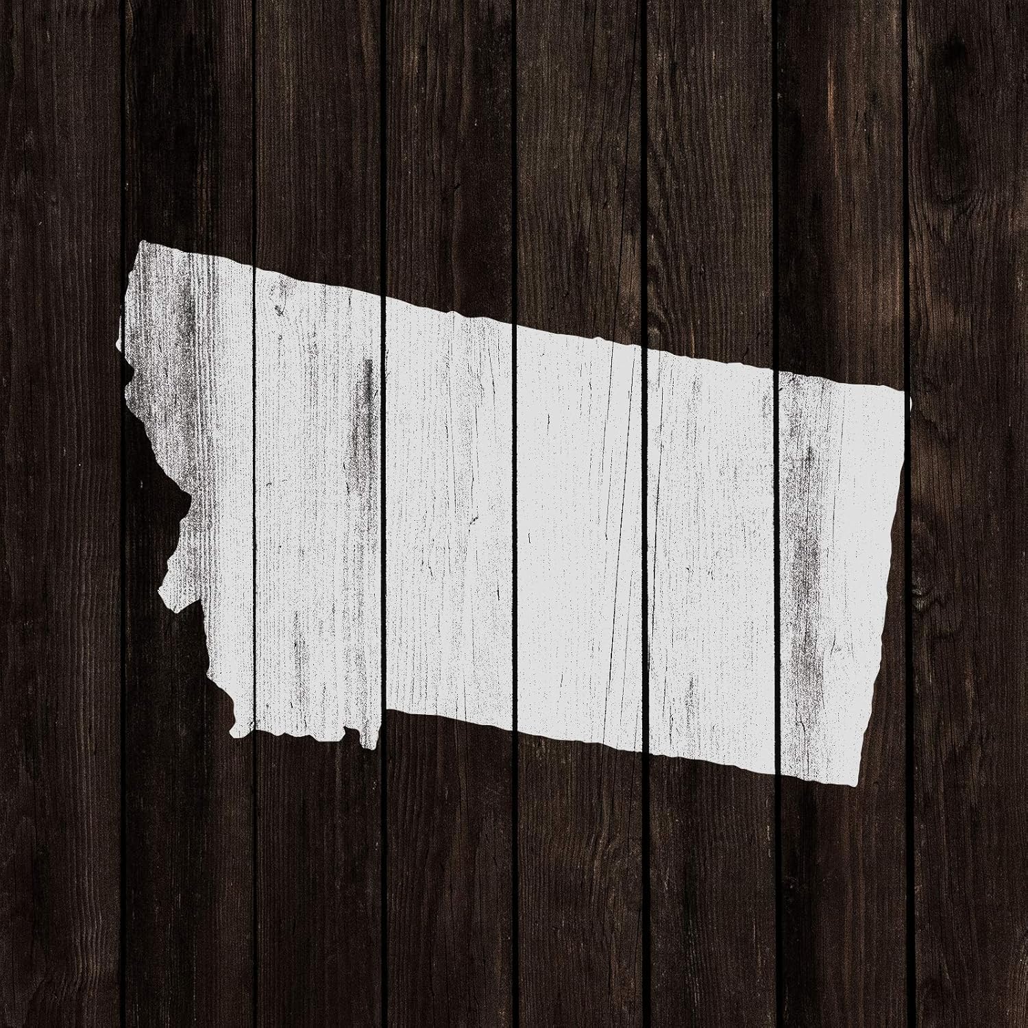 Montana State Stencil - Craft Iconic USA Landmarks and Symbols Easily, Stencils for Canvas, Laser Cut Stencils