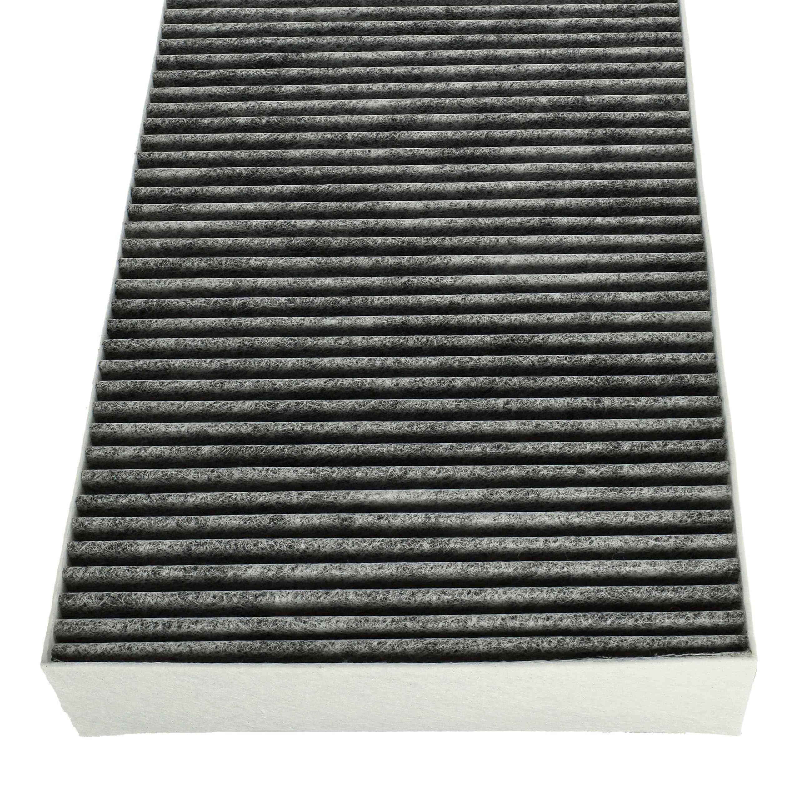 vhbw 8 x filtr z węglem aktywnym zamiennik do Siemens LZ46810 do okapu kuchennego - 46 x 19,1 x 5 cm