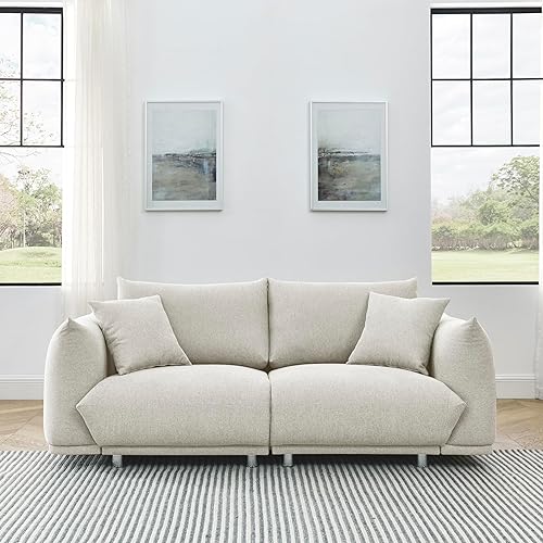 Miniatura 3 de Sofá Cloud de asiento profundo, cómodos sofás para sala de estar, sofás pequeños modernos para espacios pequeños, sofá seccional profundo para