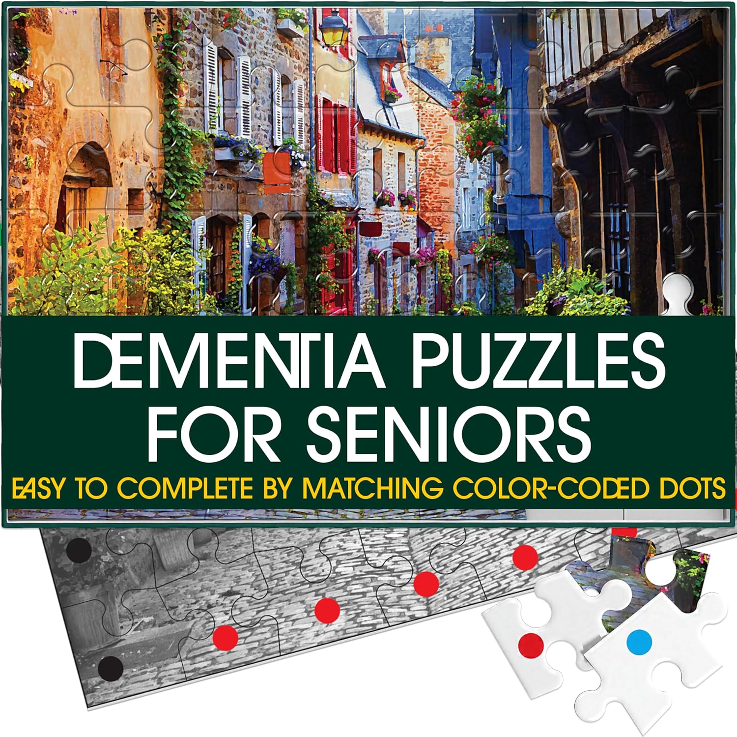Keeping Busy Dementia Puzzles for Seniors Town 35 Piece