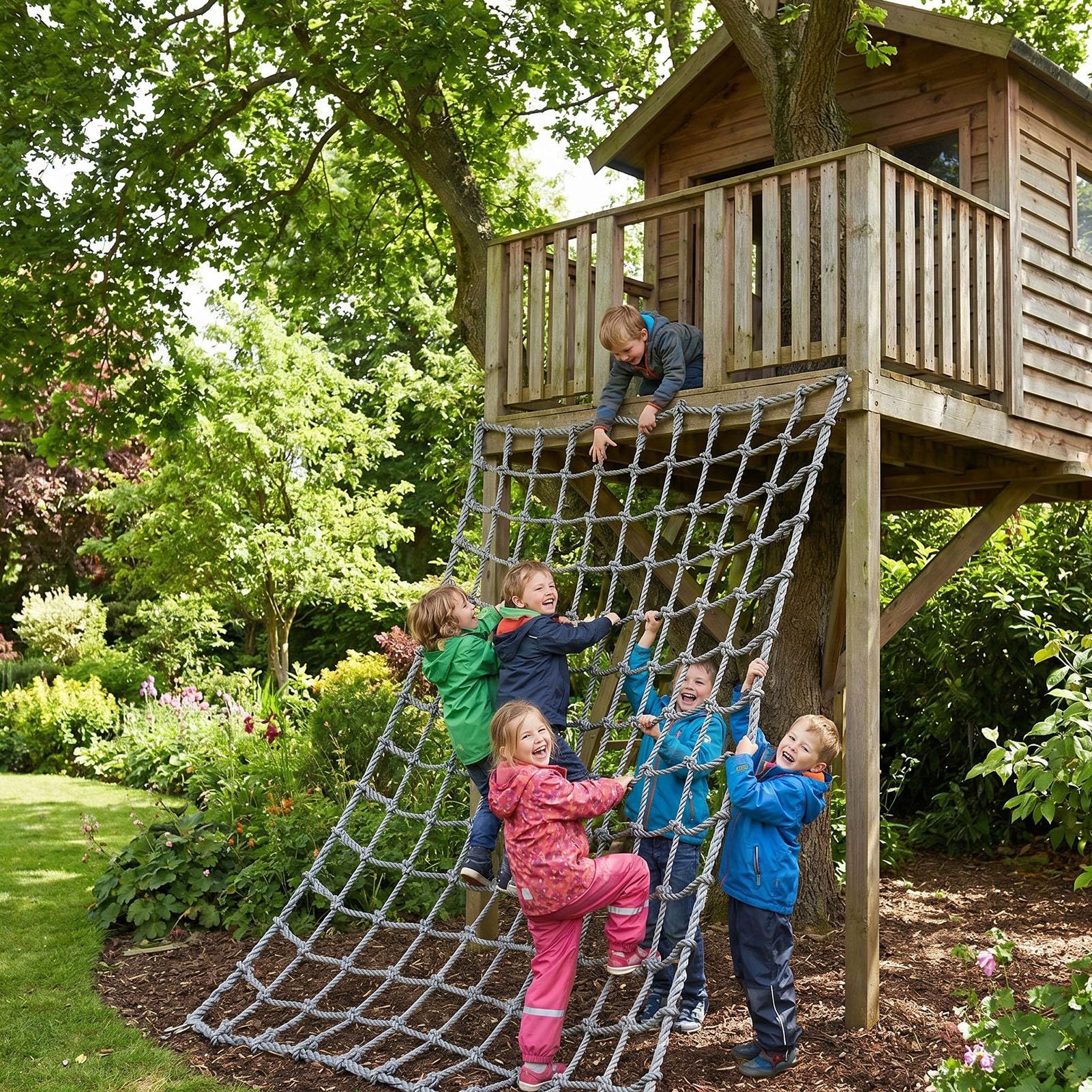 200x250cm,Kletternetz Für Kinder, Kletterseilleiter, Robustes Und Langlebiges Polyamid-Sicherheitsnetz Für Den Außenbereich, Spielbereich, Haustier- Und Pflanzenstütze