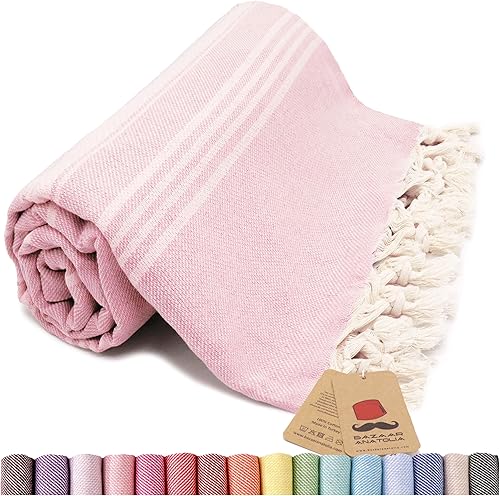 Bazaar Anatolia Toalla de playa turca 100% algodón, toallas de baño de gran tamaño, secado rápido, estilo bohemio, estilo granja, decoración de disponible en Yaxa Mexico