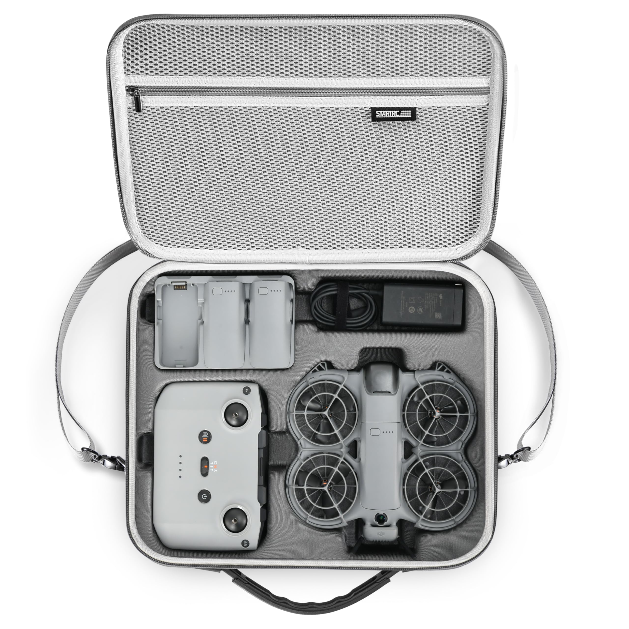STARTRC Housse de Protection Rigide pour DJI Neo 2 Fly More Combo - Étui Multifonction Drone