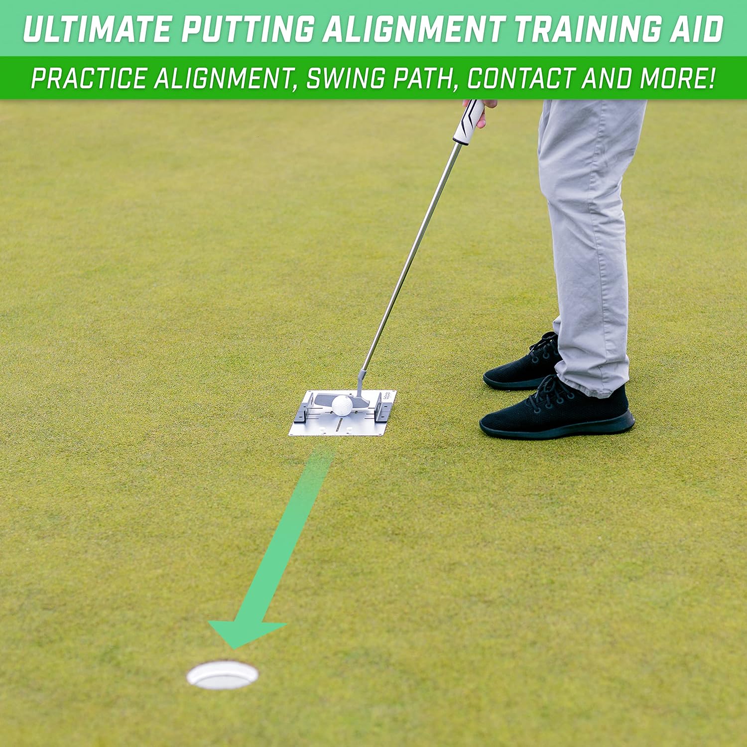 Versatile Golf Putting Alignment Stencil and Gate Set Improve Your