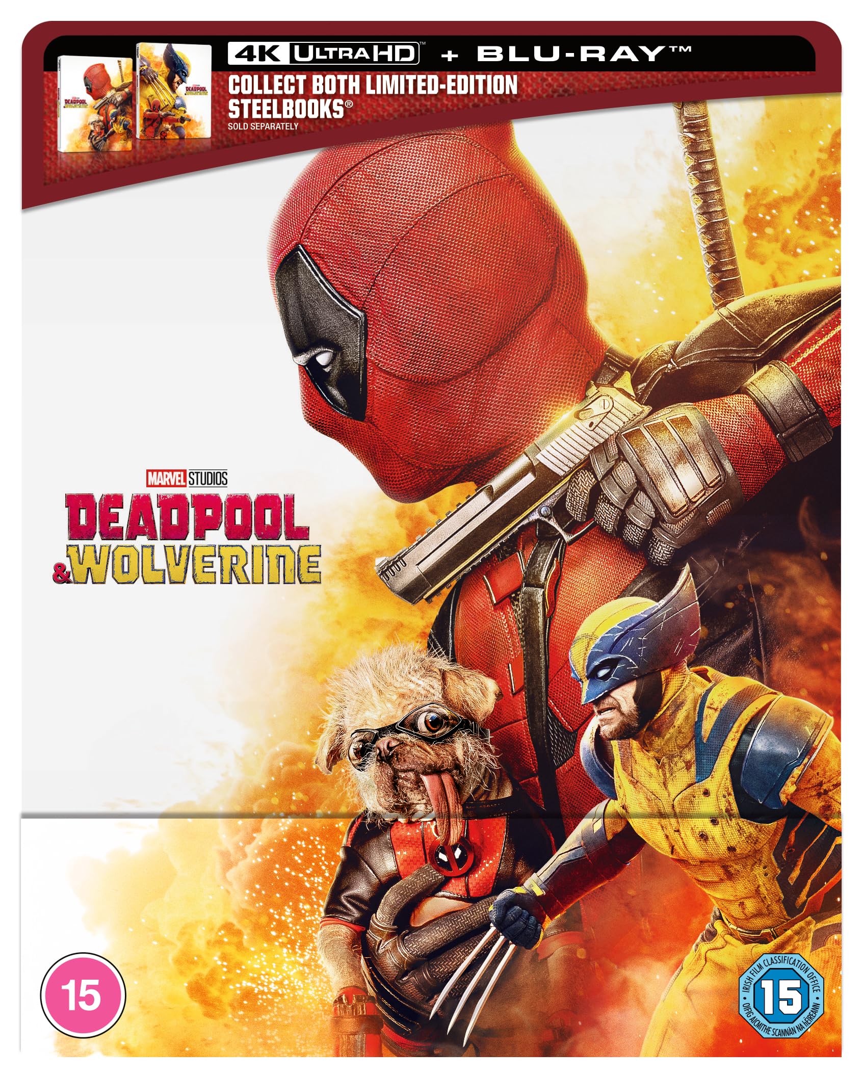 Marvel's Deadpool & Wolverine 4K UHD Steelbook (Deadpool) [Region Free]