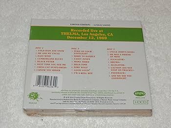 Grateful Dead Dave's Picks Volume 10 Thelma, Los Angeles, CA 12/12