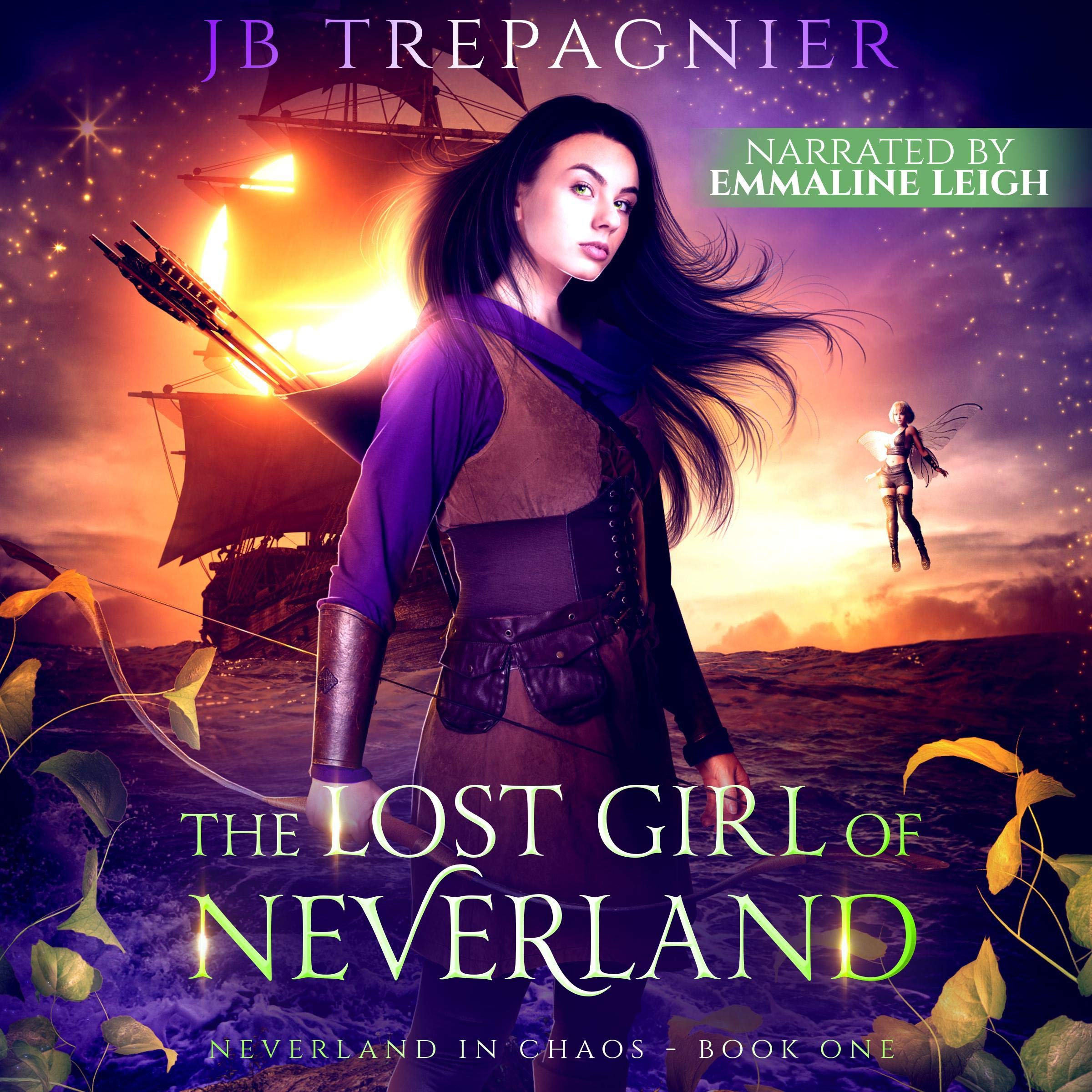 Cover art for The Lost Girl of Neverland (A Reverse Harem Romance)