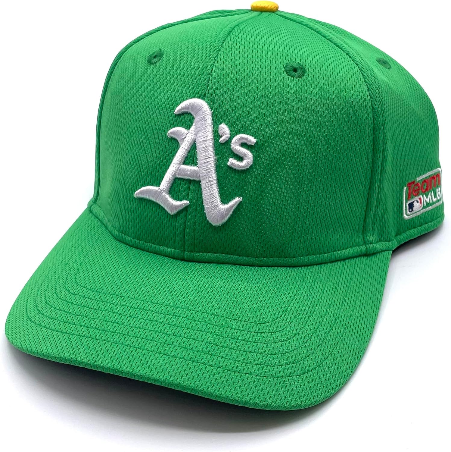 Officially Licensed Oakland Baseball Green Legacy Hat Classic Adjustable Team Logo Embroidered Structured Cap