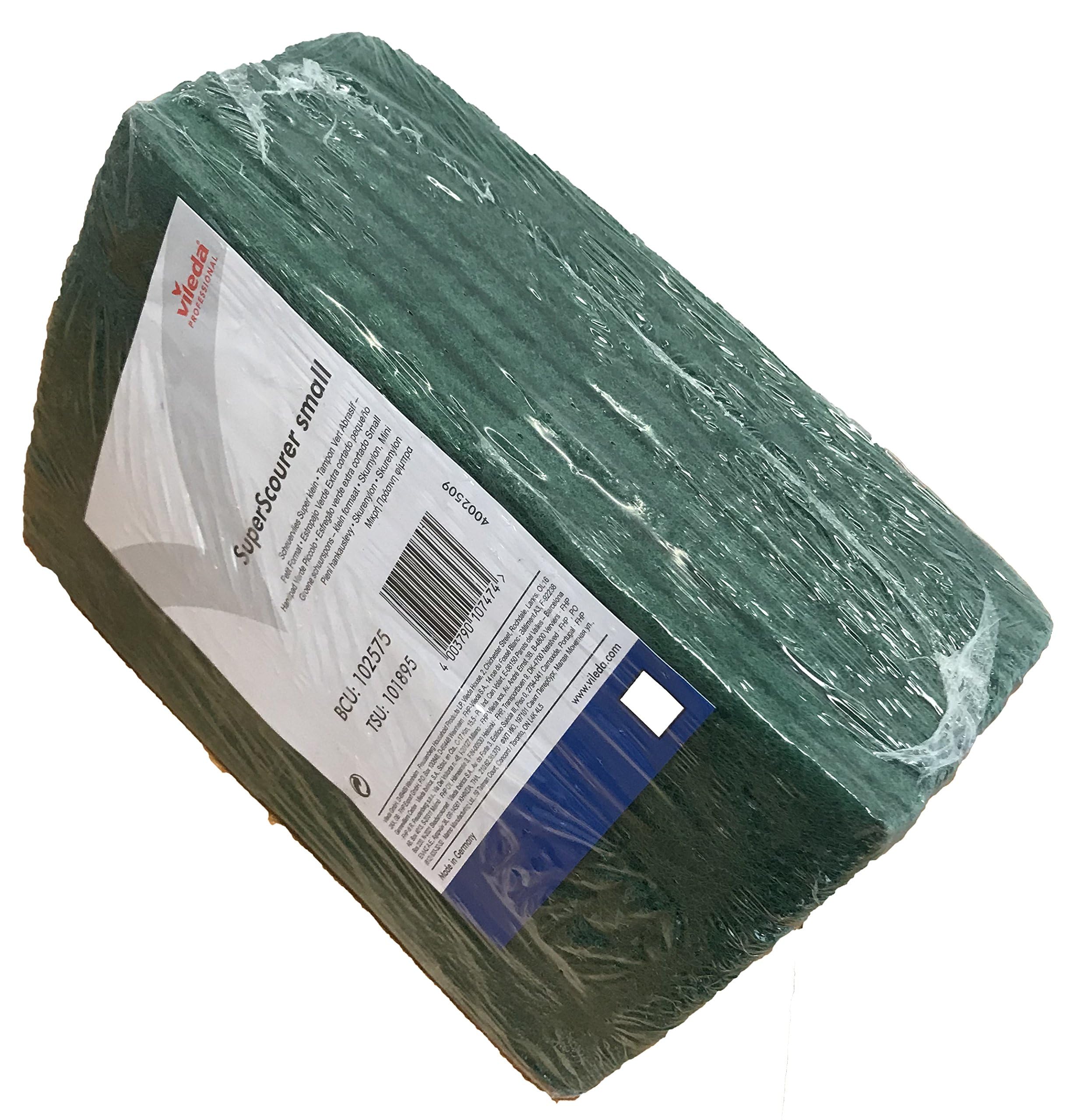 Paglietta verde tagliata Vileda Professional - abrasivo