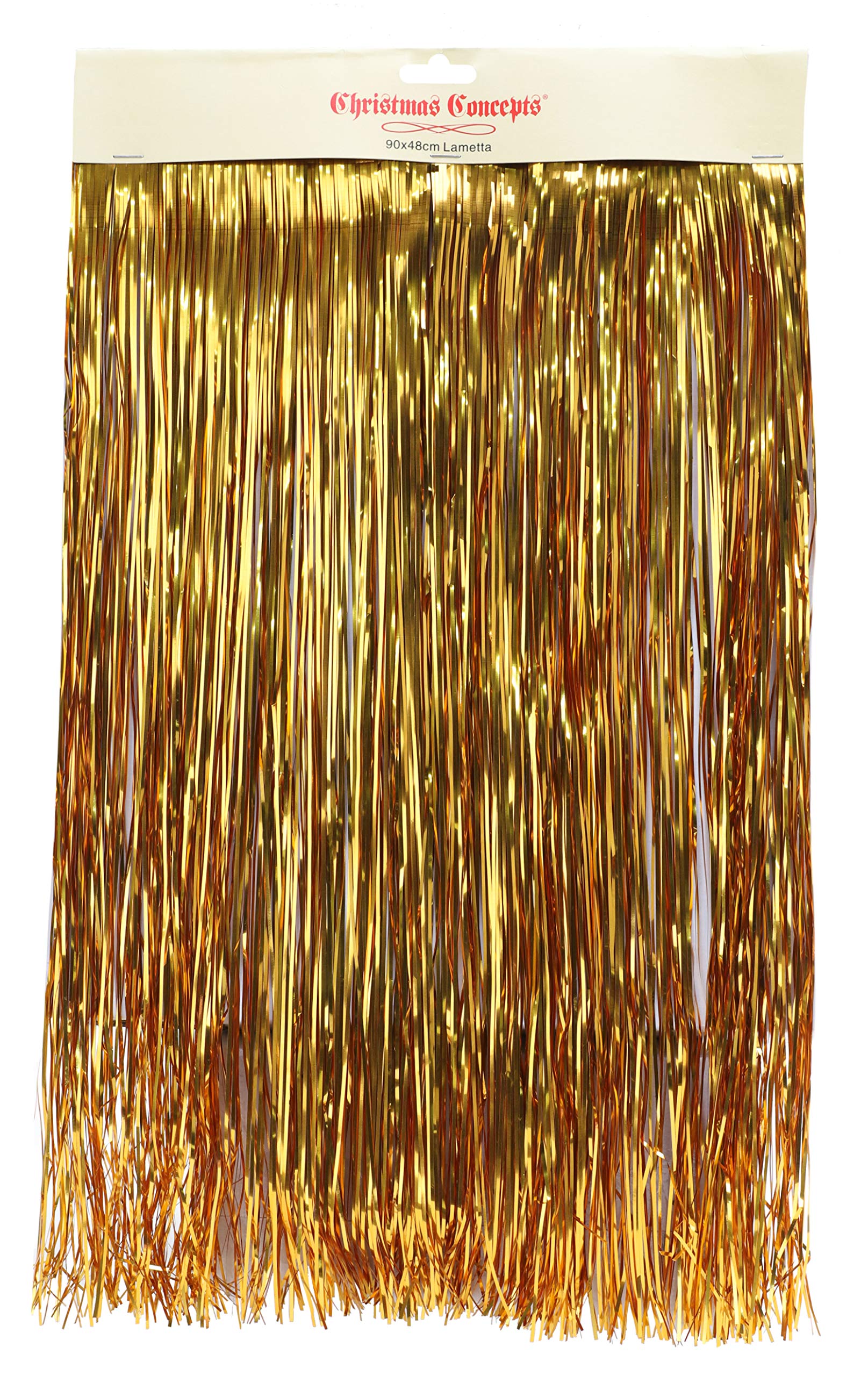 Christmas Concepts® Lametta Brillante - Decoraciones para árboles de Navidad (Cobre)
