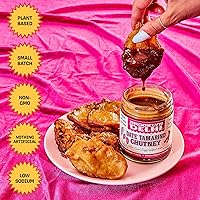 Vista 4 de Brooklyn Delhi - Date Tamarind Chutney - Made with Sweet Dates and Tamarind - Vegan, Nothing Artificial - 9oz