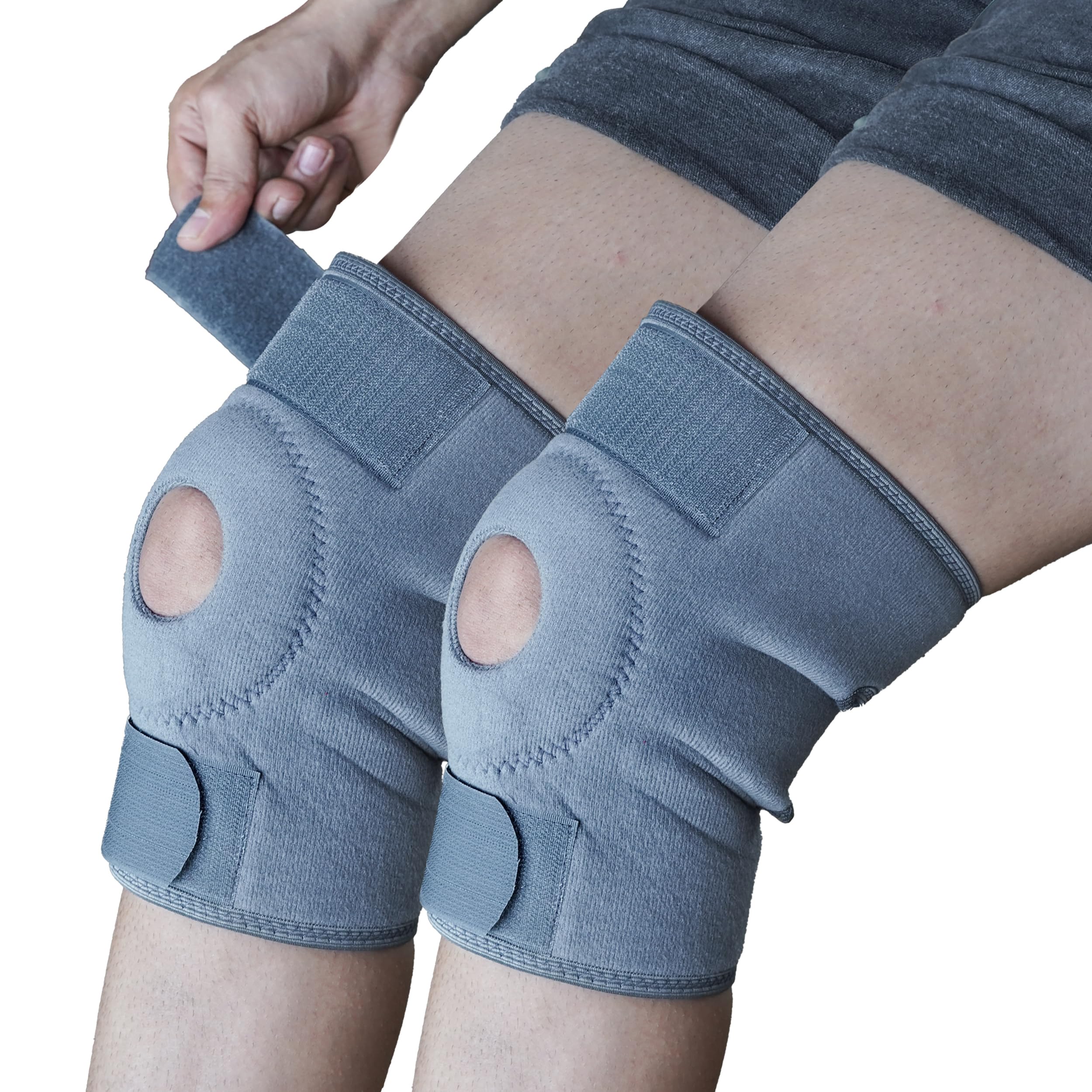 FITPUT 1 Pair Adjustable Knee Caps For Women For Pain Relief With Anti Slip Design Grey Knee Brace For Knee Pain,breathable Neoprene Knee Support For Men Gym,magnetic Knee Belt For Gym (B0D2B8XQ94) Amazon Price History, Amazon Price Tracker